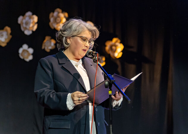 Janković Annabella, az intézmény igazgatónője köszöntötte a jelenlévőket (Fotó: Rácz László felvétele)