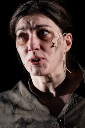 A Kurázsi mama és gyerekei című
előadást hamarosan Szkopjéban
adják elő (Fotó: Srđan Doroški)