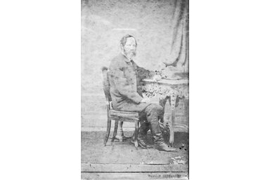 Wilhelm Heberhofer felvétele Jókai Mórról / Fotó: A szerző reprodukciója