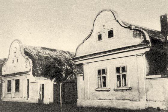 Karancsi utcarészlet, ahogy a Magyar Néprajzi Lexikon megörökítette / Fotó: arcanum.com