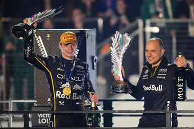 Verstappen Las Vegas-i sikere a McLaren utólagos kizárásával még nagyobb jelentőséget kapott (Fotó: Beta/AP)