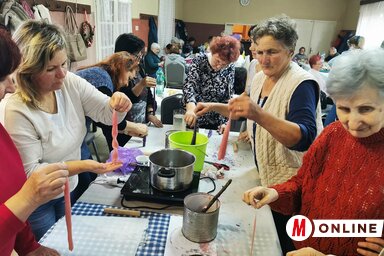 A gyertyamártás számított az egyik legkedveltebb foglalkozásnak (Fotó: Herceg Elizabetta felvétele)