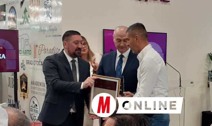 A Brindza Borászat nevében az elismerést Benda Zsolt vette át (Fotó: Dancsó Áron)