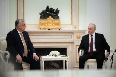 Az orosz elnök kijelentette, hogy Magyarország kiegyensúlyozott álláspontot képvisel Ukrajna ügyében (Fotó. MTI)