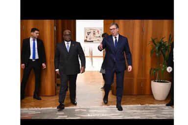 A szerb államfő hangsúlyozta, hogy a két ország együttműködése több mint puszta érdekközösség (Fotó: Printscreen/buducnostsrbijeav/Instagram)