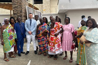 A két család tagjai a vajdasági vendéggel