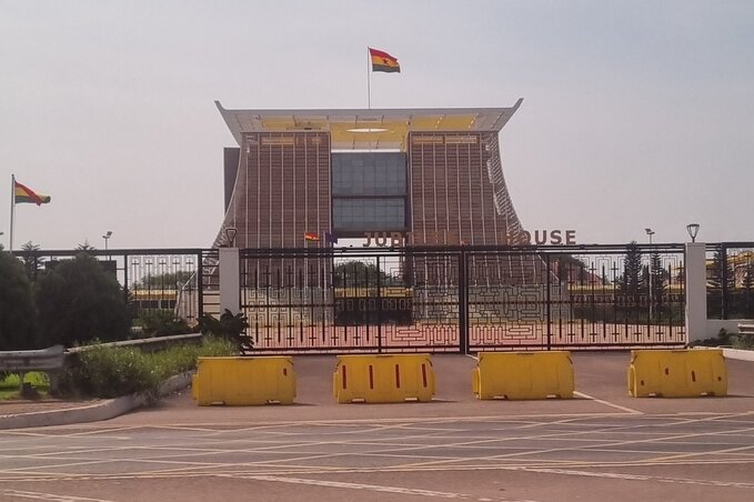 Az elnöki palota épülete