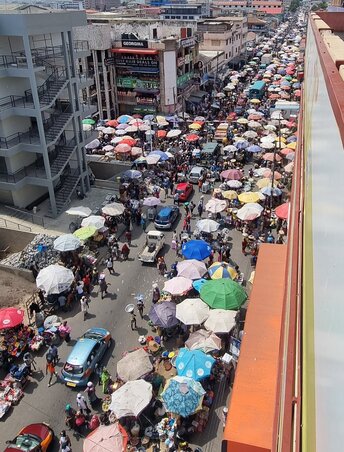 A Makola Market Nyugat-Afrika egyik ikonikus piaca