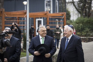 Orbán Viktor és Grósz Andor (MTI)