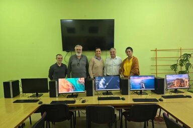 Az új felszerelés megkönnyíti a pedagógusok és a tanulók munkáját (Fotó: Alek Kavčić Alapítvány)