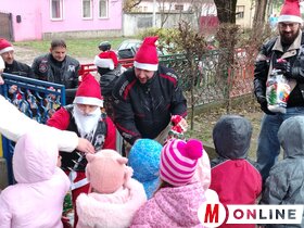 Motoros Mikulások Kishegyesen 