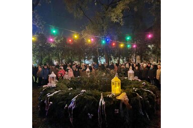 Az adventi gyertya irányt mutat és vezet is bennünket (Fotó: Kancsár Izabella)