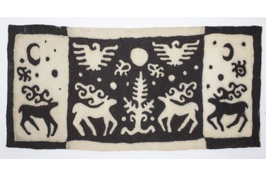 Rúzsa Mária: Szarvasok vonulása / Fotó: Az Art Kontakt Galéria (Kecskemét) katalógusából