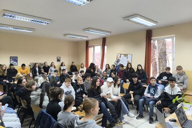 A diákok nagy számban vettek részt a nyílt órákon / Fotó: Dér Dianna