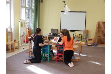 Konduktív pedagógiai fejlesztés a Szekeres László Alapítvány épületében/Fotó: Lukács Melinda