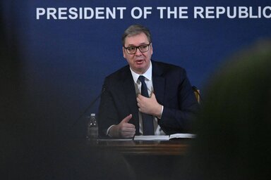 Az államfő hangsúlyozta, a teljes felelősséget kész magára vállalni (Fotó: Beta)