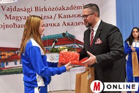 Németh Szilárd látogatása a Vajdasági Bírkózóakadémián