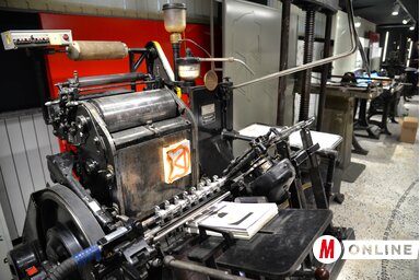 A kiállított nyomdagépek a nyomdász szakma fizikai lenyomatai/Dávid Csilla