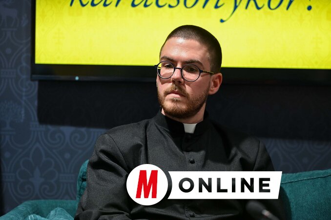 Horvát Ákos, a doroszlói Mária, Keresztények Segítsége Egyházmegye kegyhelyigazgatója (Molnár Edvárd felvétele)