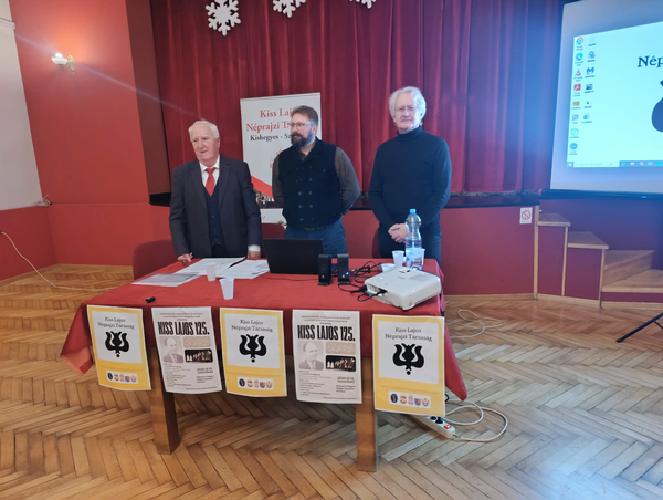 A Kiss Lajos Munkabizottság beszámolója (dr. Silling István, Resócki Rolland, Kónya Sándor)/Fotó: L. Móger Tímea