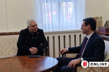 Boris Bratina tájékoztatási és távközlési miniszter elsőként Mladen Bogdan polgármesterrel tárgyalt/Vidács Hajnalka felvétele