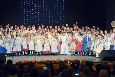 A közös éneklés megható pillanatokat hozott/ Fotó: Gergely Árpád