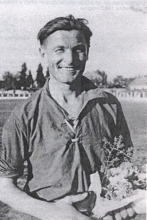 Welker József 1951-es búcsúmérkőzése után