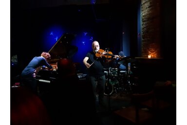 A Mezei–Harnik–Cleaver trió első közös koncertje Bécsben/Fotó: Mezei Szilárd archív