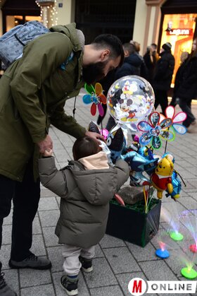 Újév utáni hangulat Újvidék utcáin