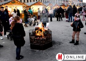 Újév utáni hangulat Újvidék utcáin
