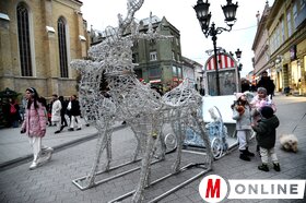 Újév utáni hangulat Újvidék utcáin