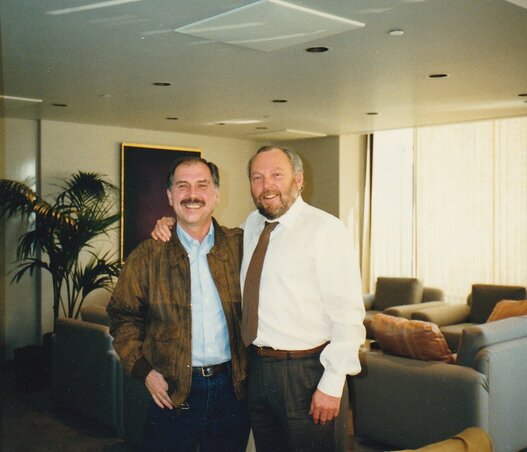 Baráti kapcsolatot ápoltak – David Morrell és Andrew G. Vajna