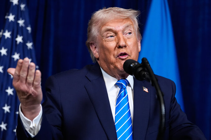 Donald Trump (Fotó: Beta/AP)