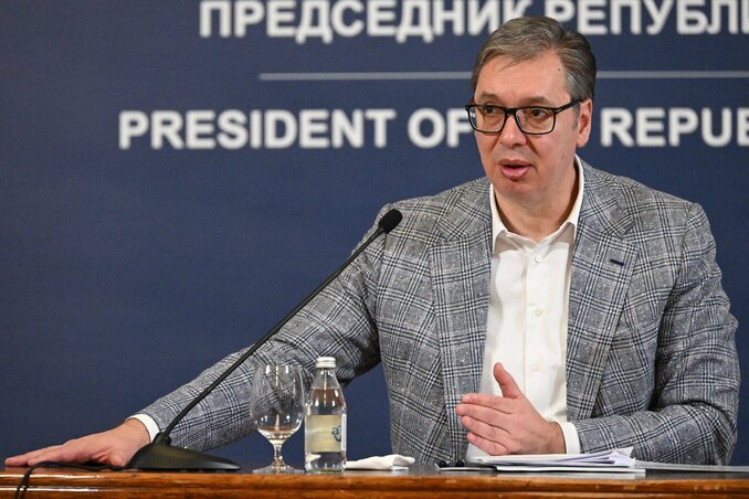 Aleksandar Vučić (Fotó: Beta)