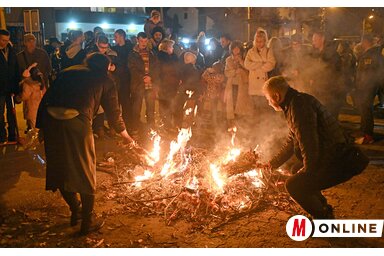 Badnjak égetés (Ótos András felvétele)