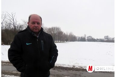 Dvorák Ede szerint aranyat ér a hótakaró (Kecskés István felvétele)