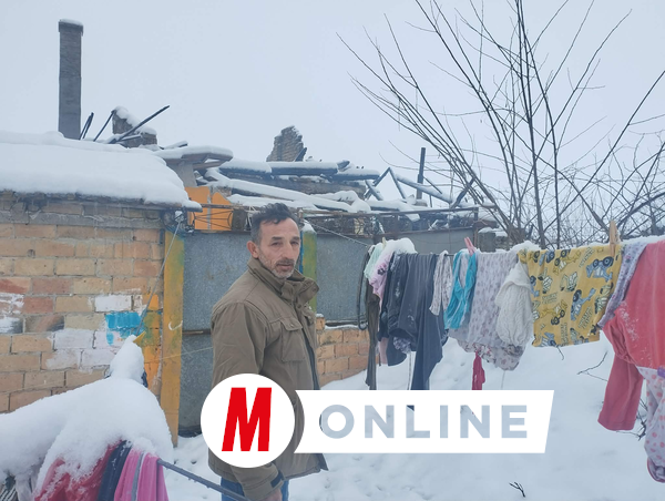 Kolompár Imre és családja segítséget remél (Kancsár Izabella felvétele)