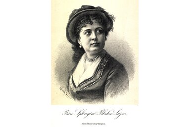 Blaha Lujza képe 1900 körül / Fotó: wikipedia.org