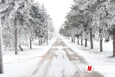 Újraaszfaltozták és kibővítették a temetőbe vezető utat (Fotó: Lakatos János felvétele)