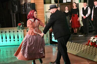 Resócki Rolland és táncpárjának fellépése ugyancsak hatalmas tapsot kapott / Fotó: Paraczky László