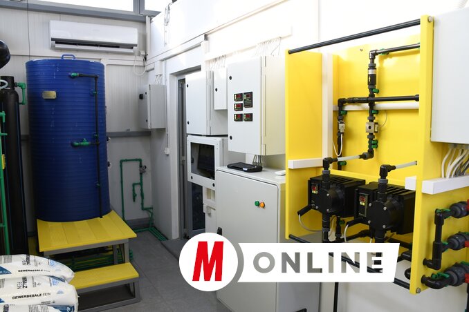 Az ivóvíz tisztítása teljesen automatizált (Fotó: Paraczky László)