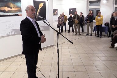 Ismét nagy sikerű előadást tartott Berecz András Magyarkanizsán (Fotó: IA)