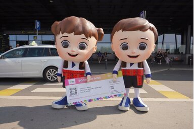 Az Expo kabalafiguráit Oszakában, az Expo 2025 Világkiállításon mutatták be (Fotó: EXPO 2027)