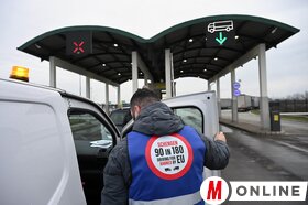 Kamionblokád Horgoson