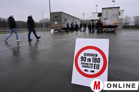 Kamionblokád Horgoson