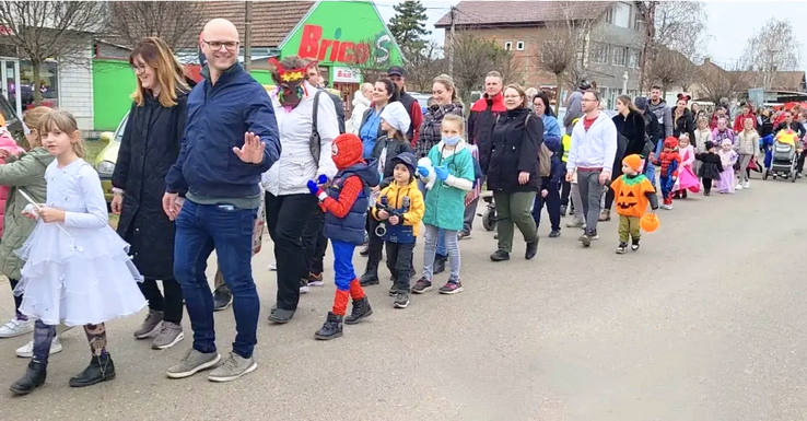 A farsang csúcspontja általában a jelmezes felvonulás / Fotó: Kasza Jennifer