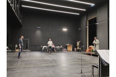 Az új épületben tágas próbatermek állnak a társulatok rendelkezésére/Fotó: Lukács Melinda