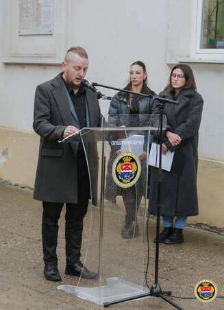 Szerda Balázs: Az ártatlan áldozatok emlékéből erőt merítve kell a jövőt építenünk (Fotó: Óbecse község önkormányzata/Facebook)