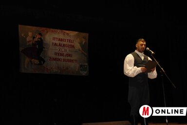 Köszöntőt Kerekes József  a magyarittabéi helyi közösség tanácsának elnöke mondott (Fotó: Vidács Hajnalka)