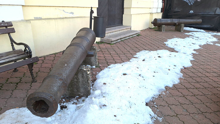 A park díszéül szolgáló ágyúk manapság az Újvidéki Városi Múzeum bejáratát „őrzik”